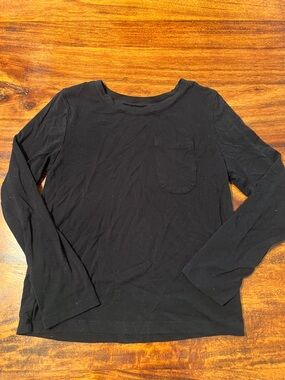 Kyte Baby Black Long Sleeve Pocket Tee
